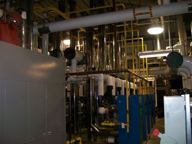 Cabell Huntington Hospital mechanical contracting boiler plant